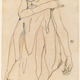 Dancer by Egon Schiele. Currently in storage at the National Gallery of Art.